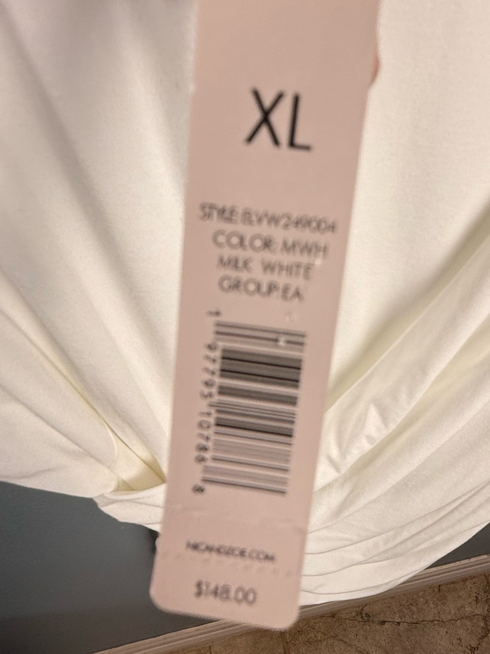 NIC+ZOE Drape Sleeveless Jersey Top in White Size XL - Picture 8 of 10